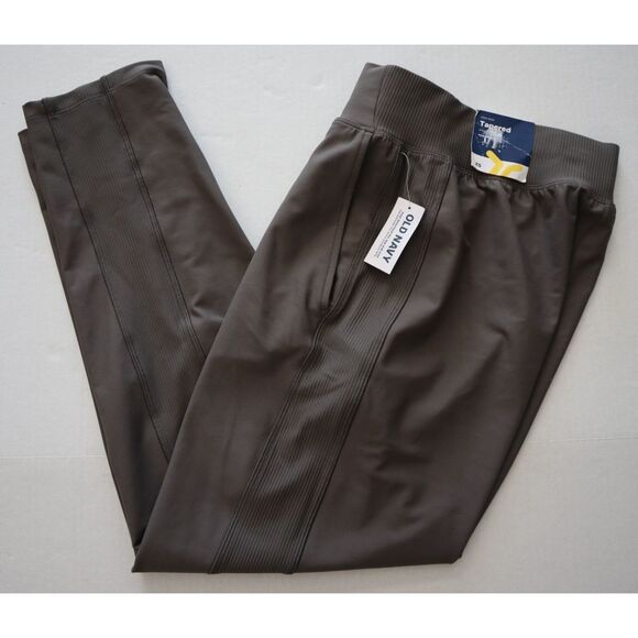 Old Navy 656026 Womens Sz XS Olive Green High-Rise PowerSoft Tapered Ankle Pants - Picture 10 of 11